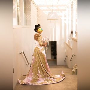 Custom wedding dress